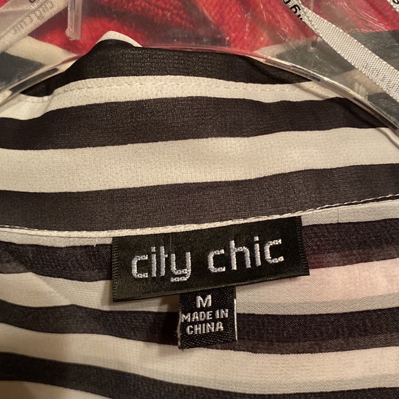 City Chic striped blouse - Picture 3 of 4